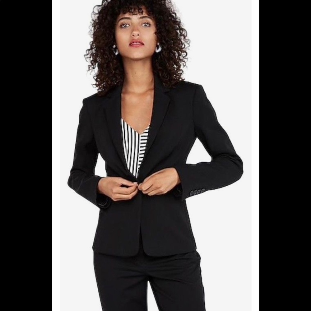 NWT express black blazer size 6
